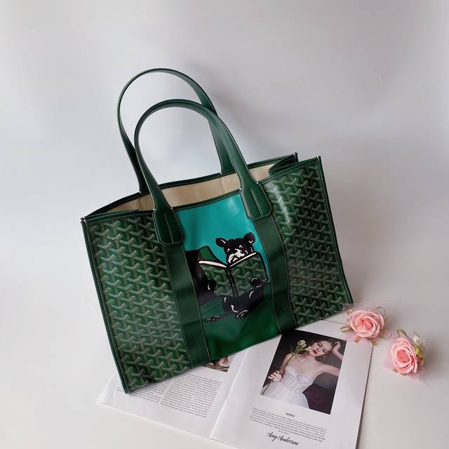 G0Yard New Goya French Bulldog Tote Bag with Silk Screen Print, Limited Edition