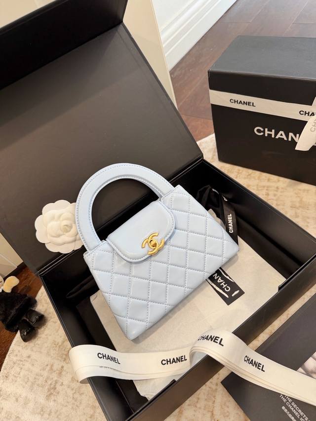 Cowhide leather, official website, double box packaging, Chanel 26 new Kelly ch
