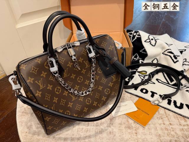 Official website double box packaging LV Keepall Bandouliere 30 travel bag Super