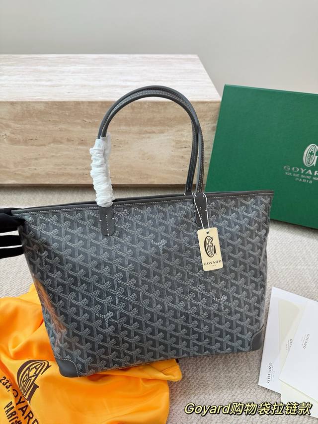 Zipper version Size: 30 23Cm Goyard tote bag All custom-made from start to fini