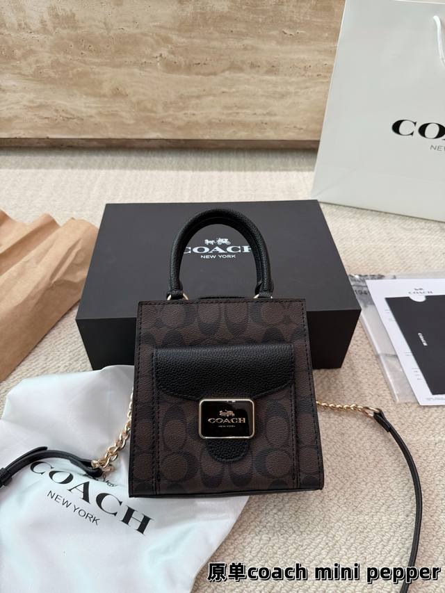 Original single folded new product Coach latest sheet music Mini pepper, a must-