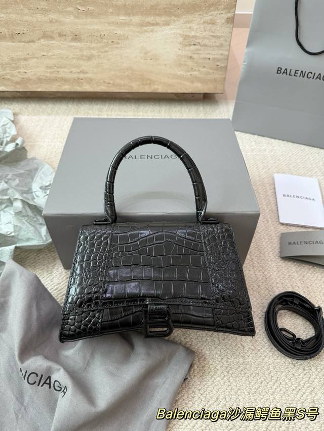 Cowhide version Balenciaga Hourglass S crossbody/handbag, Lisa style, latest ru