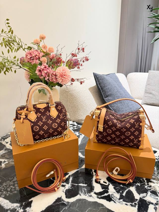 Lv Side Trunk Soft Box Bag p Lv Speedy Pillow Bag p are from the 2026 Early Spri