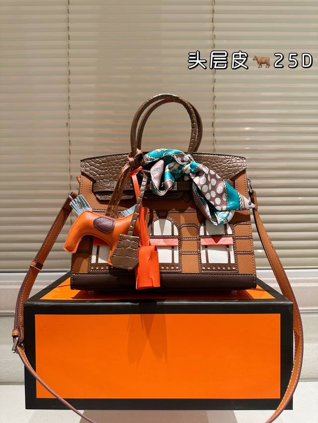 Top-grade original order with box Original cowhide with perfect details Herm