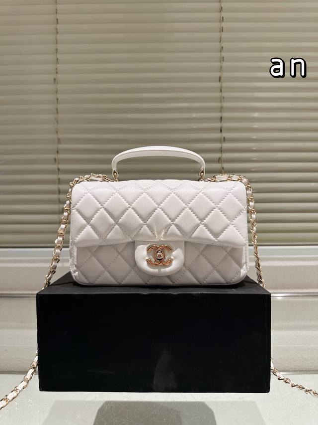 Chanel Mini Cf with handles Chanel's new model, Mini Cf with handles, sheepskin